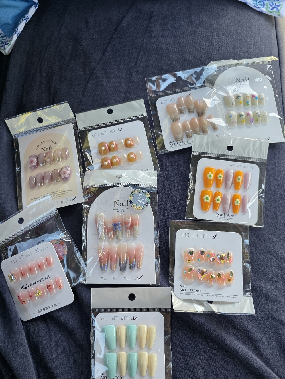 Bundle Of 9 Packs Of Nails